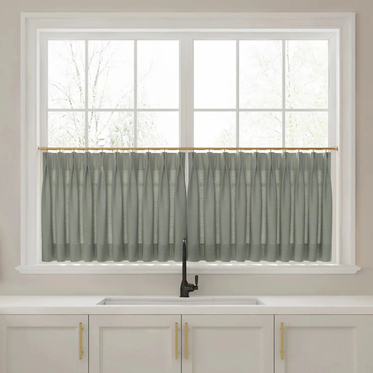 Liz Linen Cafe Curtains