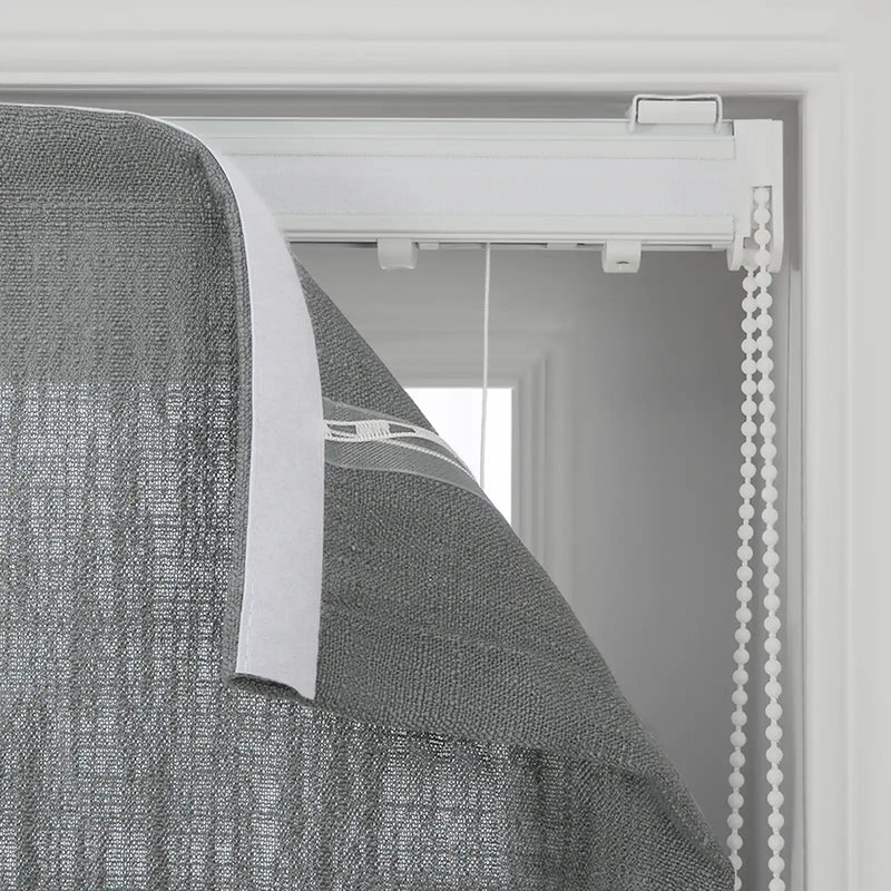 Liz Linen Flat Roman Blind Cord Lift