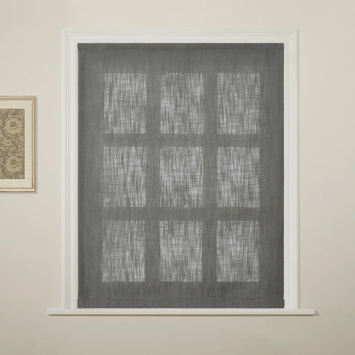 Liz Linen Flat Roman Blind Cord Lift