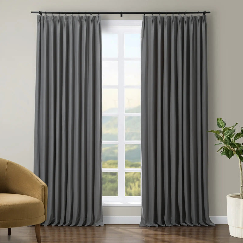Tavis Premium Velvet Pleated Curtain