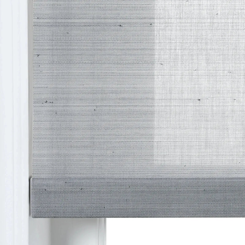 Rae Natural Jute Woven Wood Roller Blinds Cordless