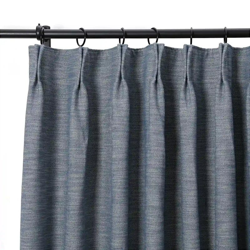 Cloe Cotton Blend Pleated Curtains