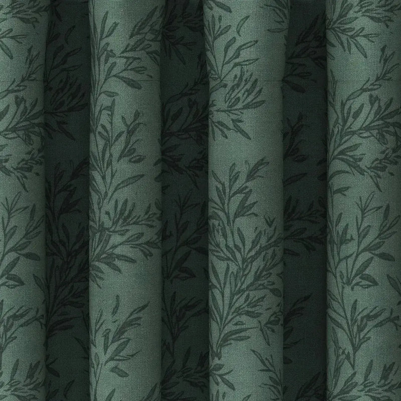 Sara Le Print Linen Drapery Pleated -TWOPAGES