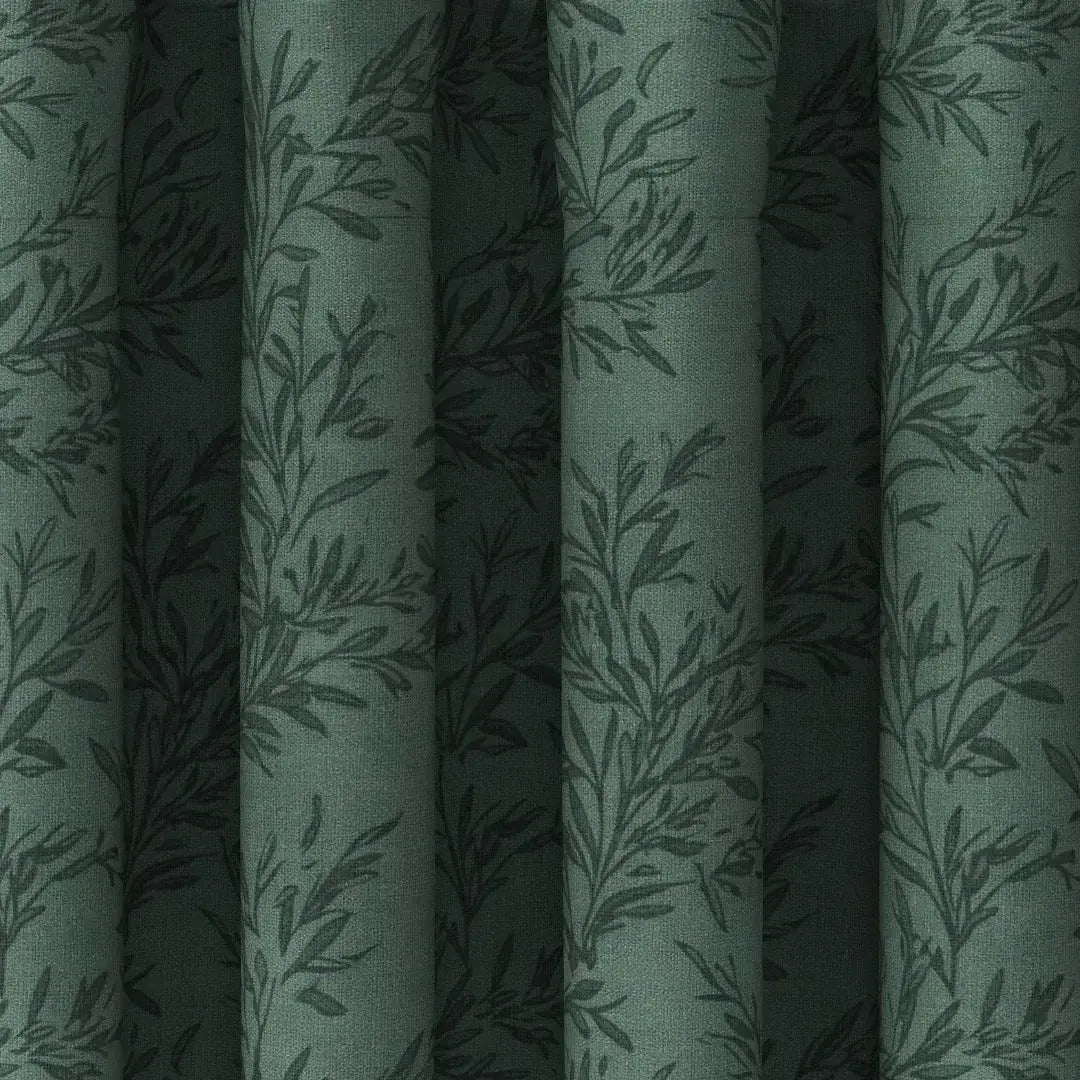 Sara Le Print Linen Drapery Pleated -TWOPAGES