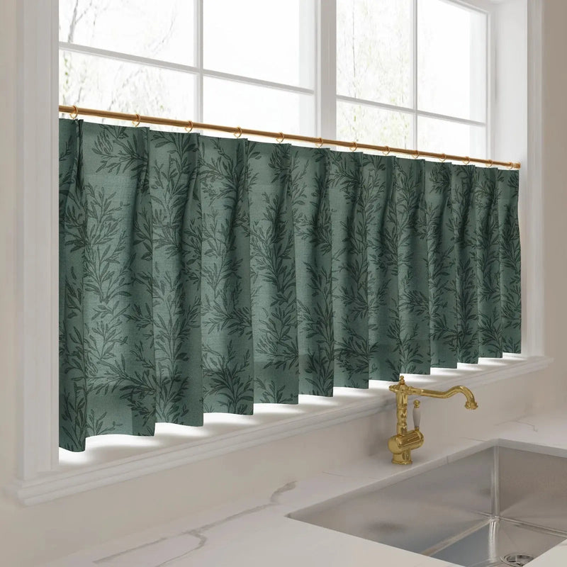 Sara Le x TWOPAGES Vintage Printed Linen Café Curtains