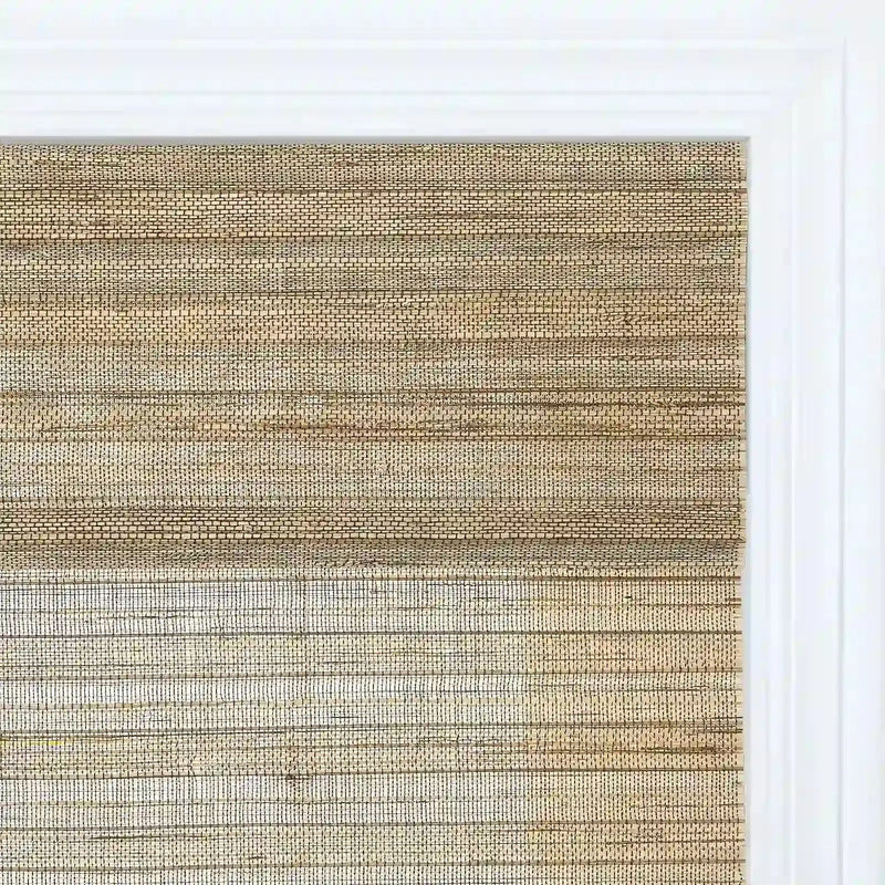Rae Natural Ramie Jute Woven Wood Blinds - Series M