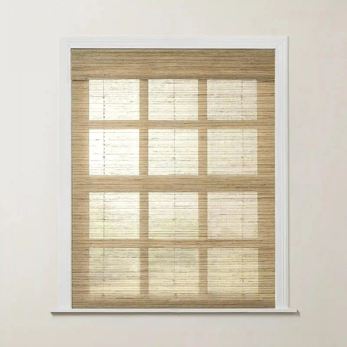 Rae Natural Ramie Jute Woven Wood Blinds - Series M