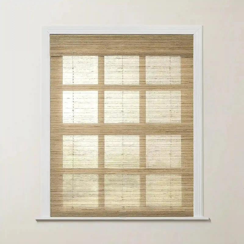 Rae Natural Ramie Jute Woven Wood Blinds - Series M