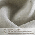 Doris Pure Linen Pleated Curtains