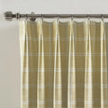 Stefana Silber x TWOPAGES Graphic Printed Linen Blend Pleated Curtains