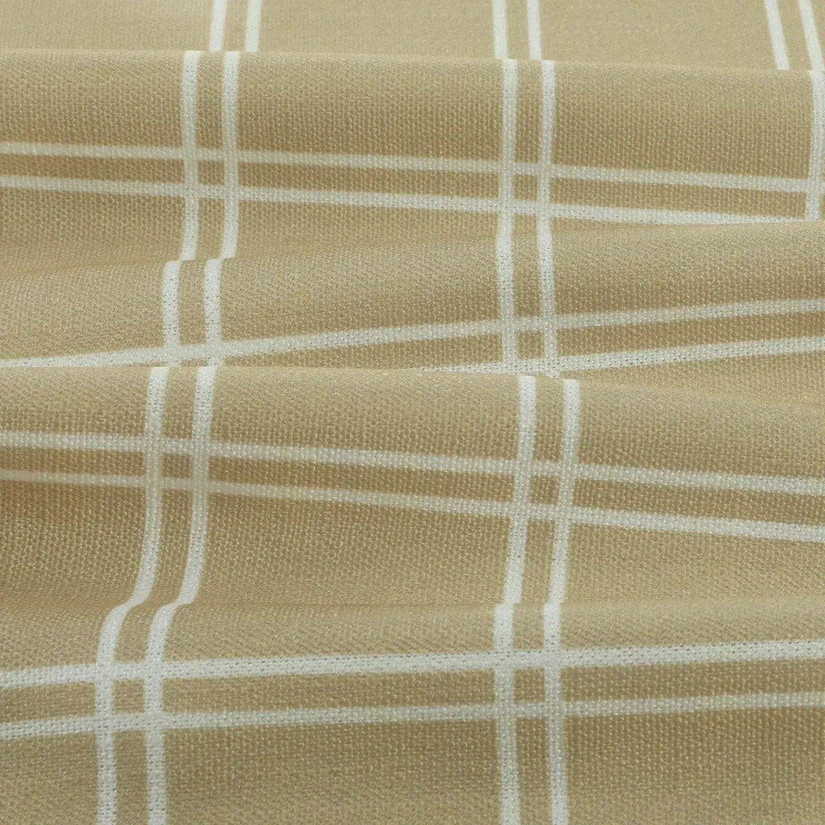 Stefana Silber x TWOPAGES Graphic Printed Linen Blend Pleated Curtains