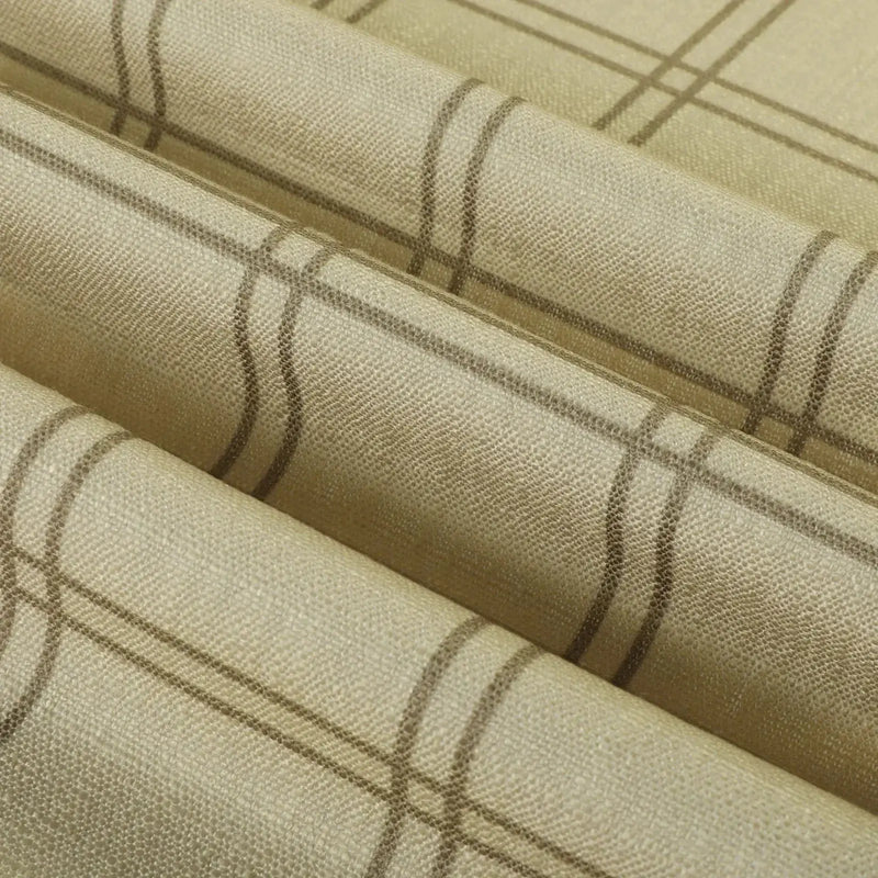 Stefana Silber x TWOPAGES Graphic Printed Linen Blend Pleated Curtains