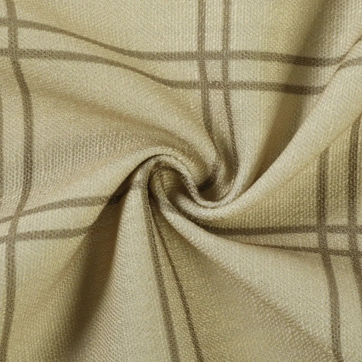 Stefana Silber x TWOPAGES Graphic Printed Linen Blend Pleated Curtains