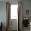 Stefana Silber x TWOPAGES Graphic Printed Linen Blend Pleated Curtains