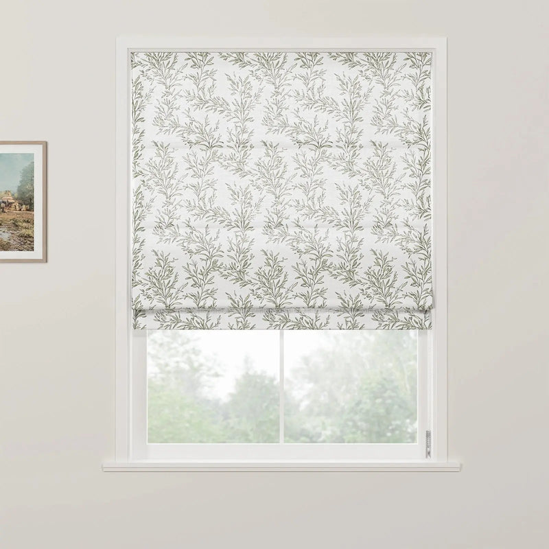 Sara Le x TWOPAGES Printed Linen Roman Blind Cordless