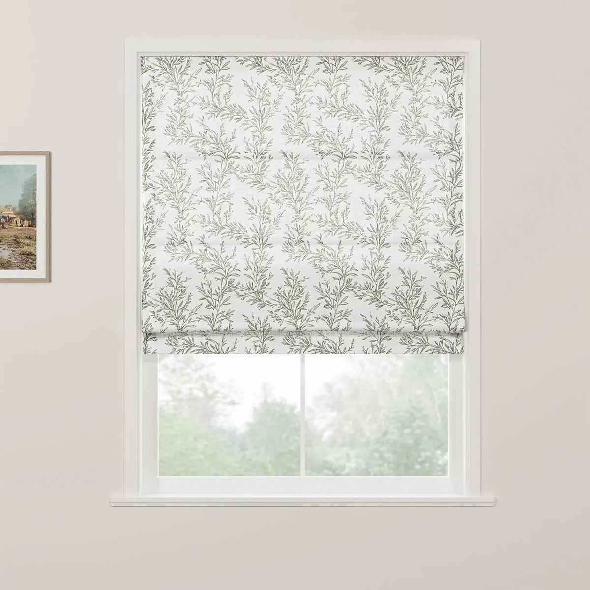 Sara Le x TWOPAGES Printed Linen Roman Blind Cordless
