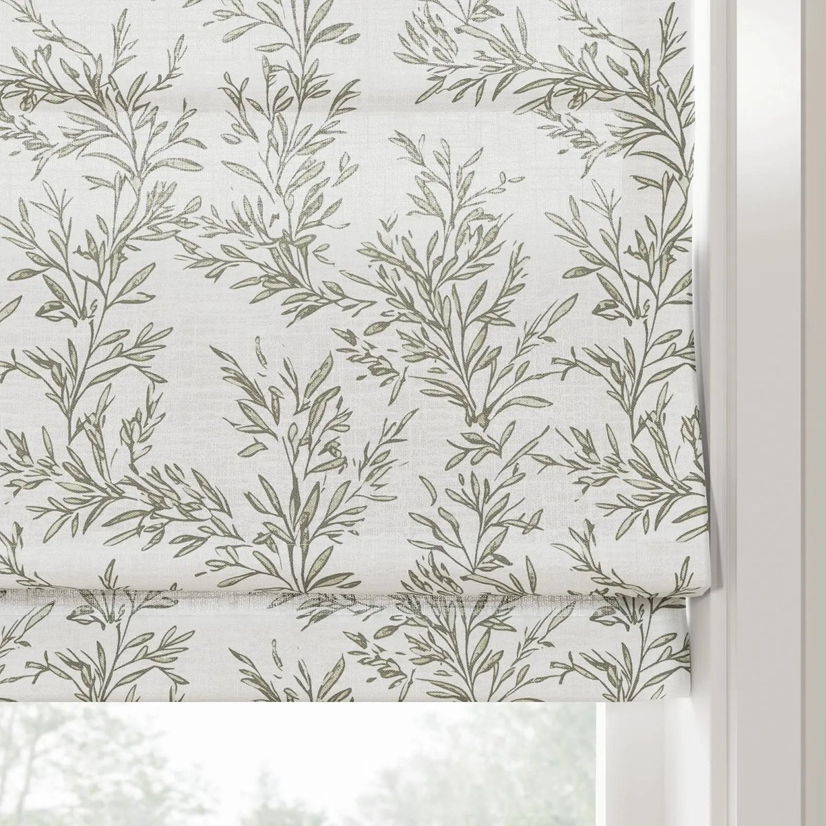 Sara Le x TWOPAGES Printed Linen Roman Blind Cordless