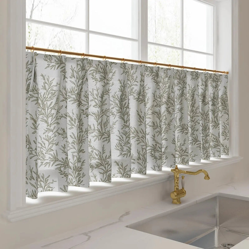 Sara Le x TWOPAGES Vintage Printed Linen Café Curtains