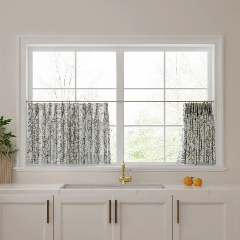 Sara Le x TWOPAGES Vintage Printed Linen Café Curtains