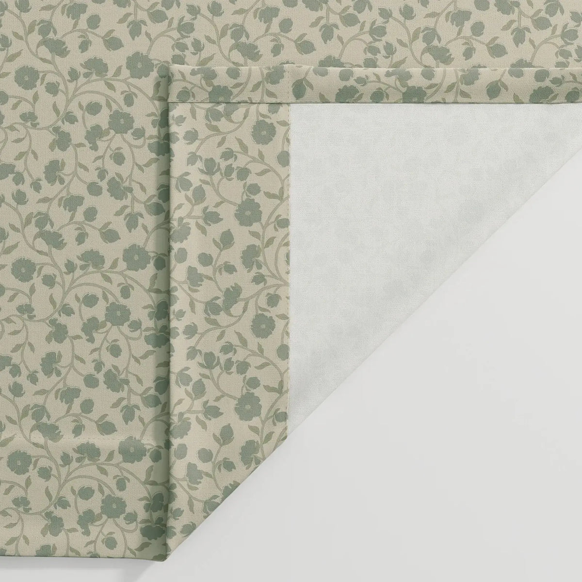 Rebecca Hughes x TWOPAGES Classic Vintage Printed Cotton Pleated Curtains