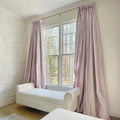Veda Lustrous Cotton Velvet Pleated Curtains