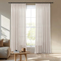 Veda Lustrous Cotton Velvet Pleated Curtains
