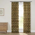 Britt Bengoechea x TWOPAGES Cottage Floral Printed Linen Cotton Pleated Curtains