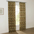 Britt Bengoechea x TWOPAGES Cottage Floral Printed Linen Cotton Pleated Curtains