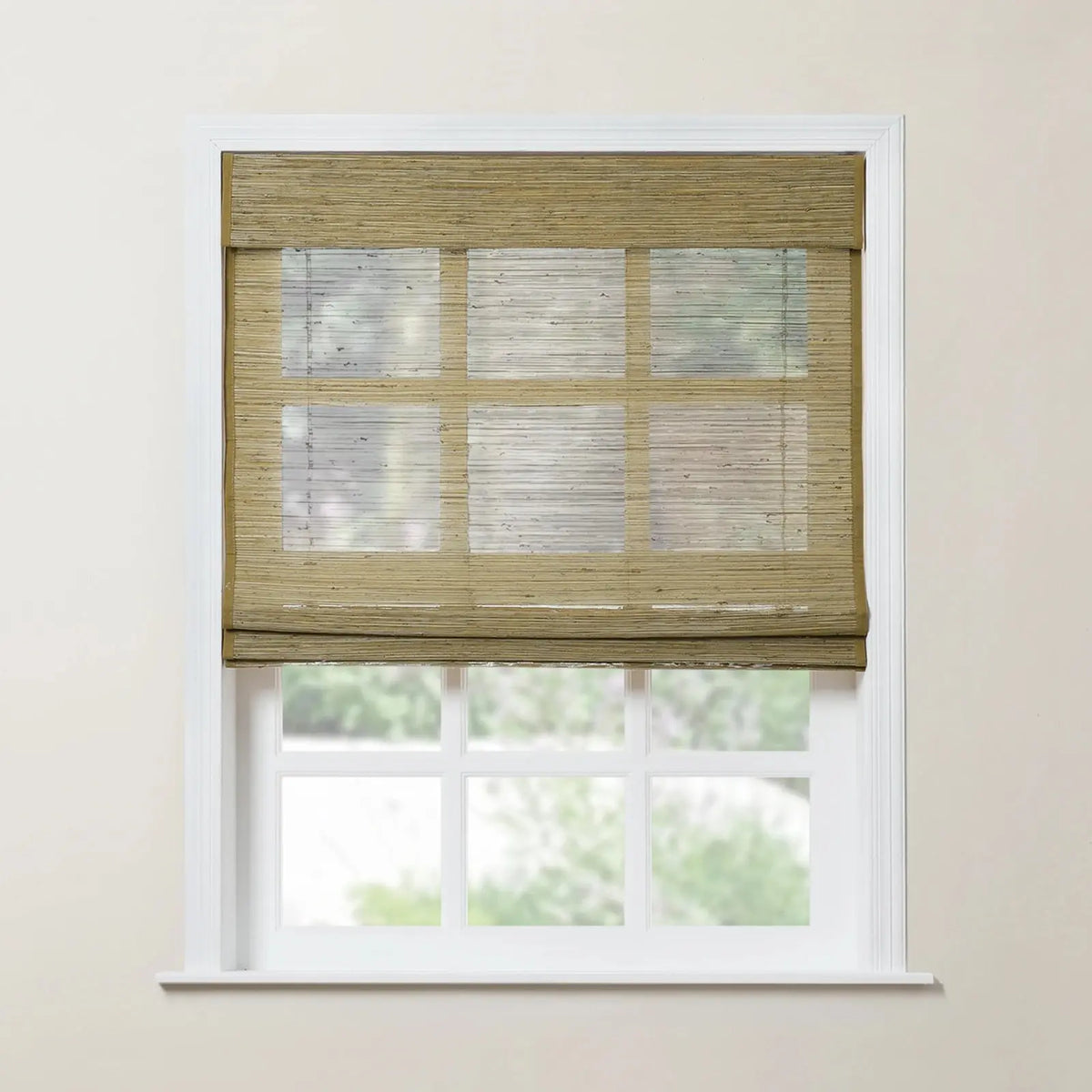 Rae Natural Ramie Bamboo Woven Blinds - Series P