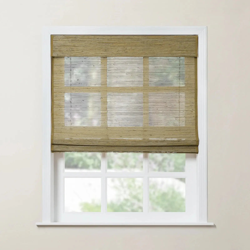 Rae Natural Ramie Bamboo Woven Blinds - Series P