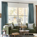 Liz Linen Pleated Curtains
