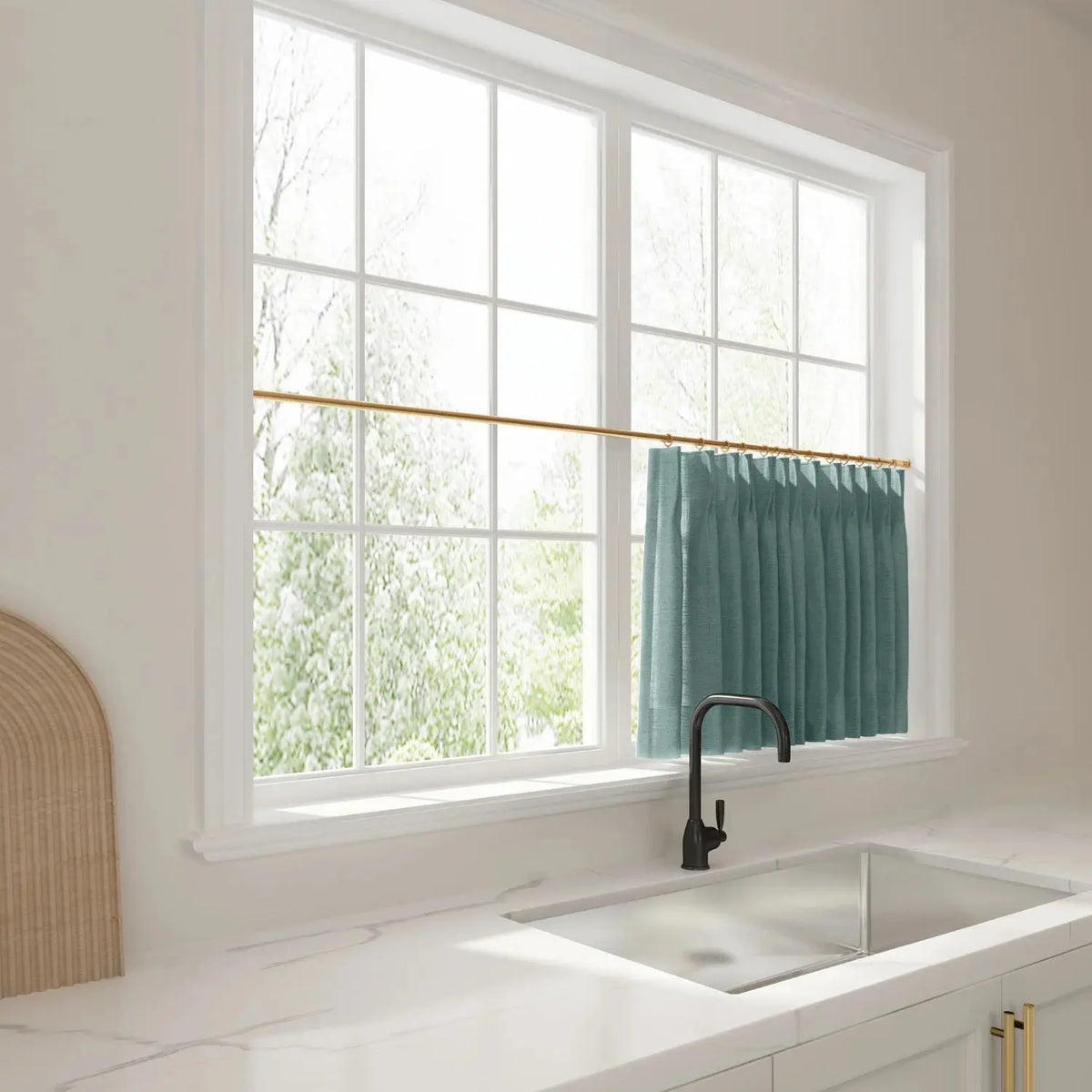 Liz Linen Cafe Curtains