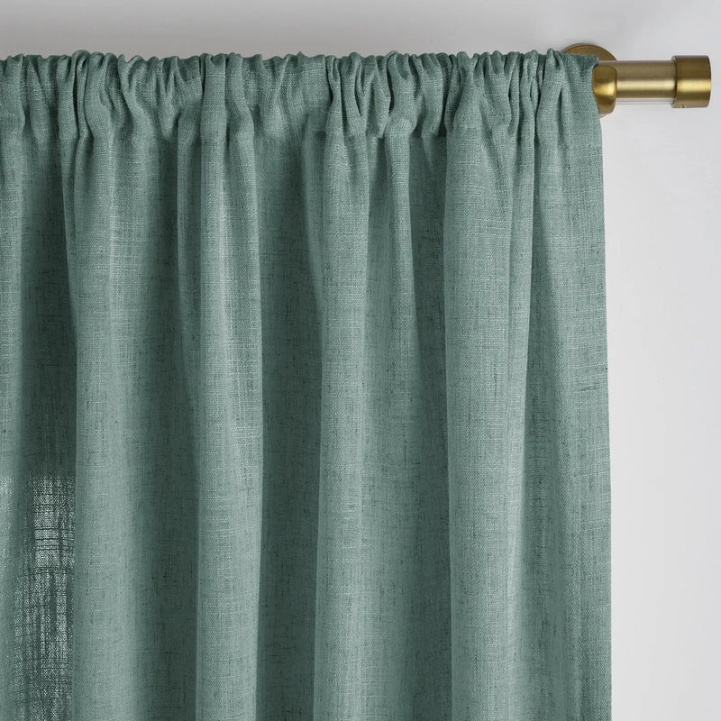 Liz Linen Soft Top Curtains