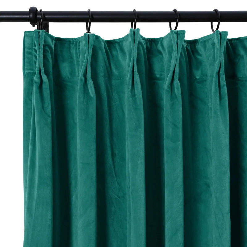 Birkin Velvet Pleated Curtains