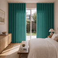 Birkin Velvet S-fold Curtains with Snap Tape - Lora Track
