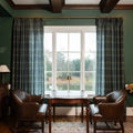 Sara Le x TWOPAGES Vintage Printed Linen Pleated Curtains