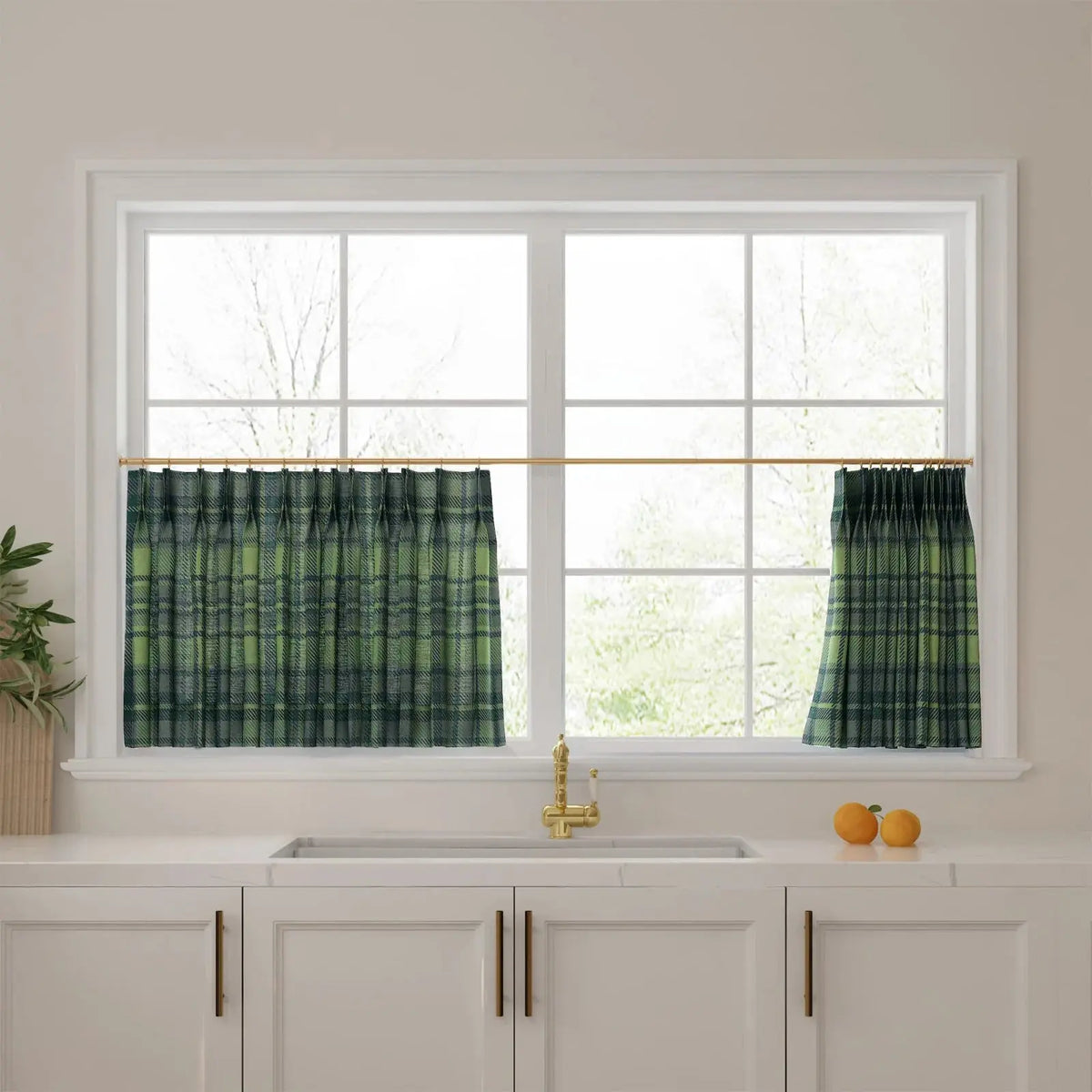 Sara Le x TWOPAGES Vintage Printed Linen Café Curtains