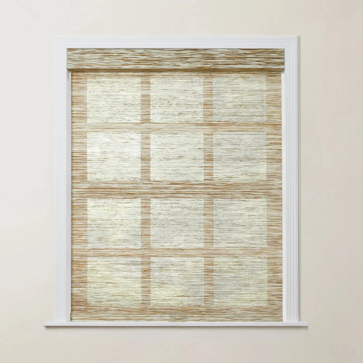 Rae Natural Jute Woven Wood Roller Blinds Cordless