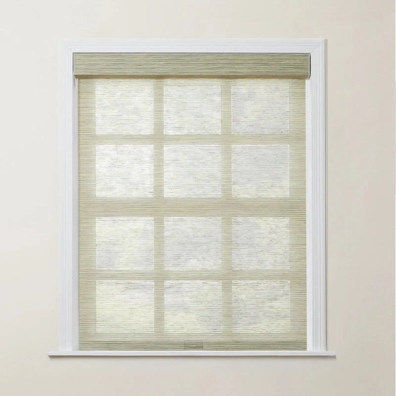 Rae Natural Jute Woven Wood Roller Blinds Cordless