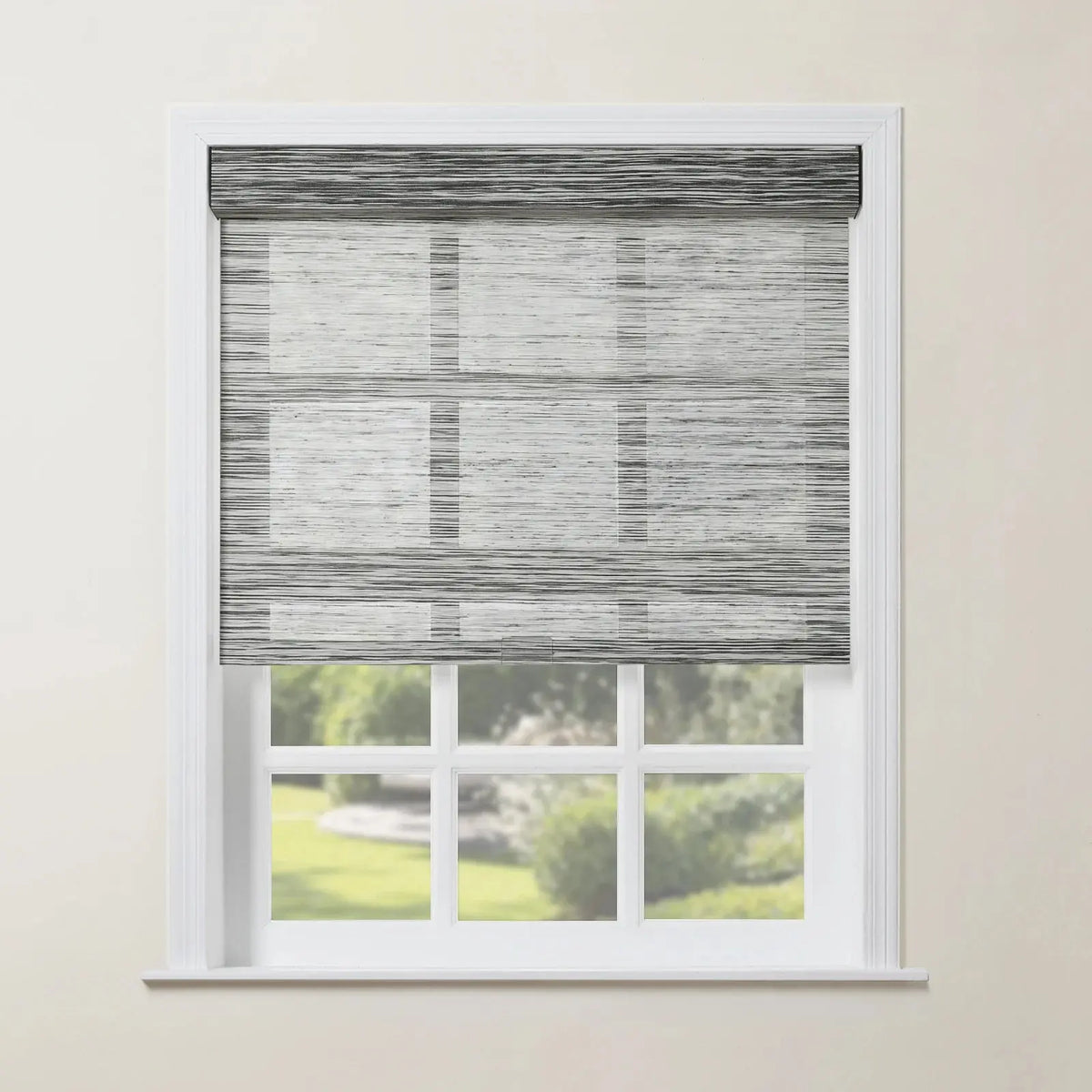 Rae Natural Jute Woven Wood Roller Blinds Cordless