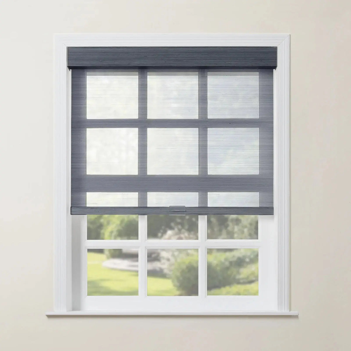 Rae Natural Jute Woven Wood Roller Blinds Cordless