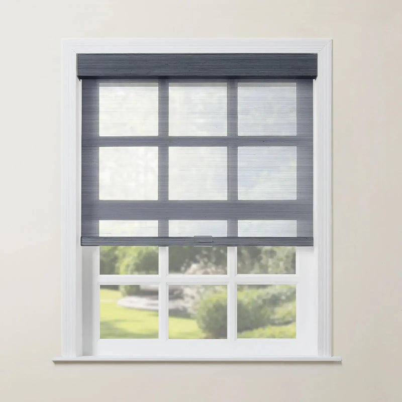 Rae Natural Jute Woven Wood Roller Blinds Cordless