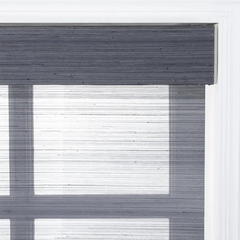 Rae Natural Jute Woven Wood Roller Blinds Cordless