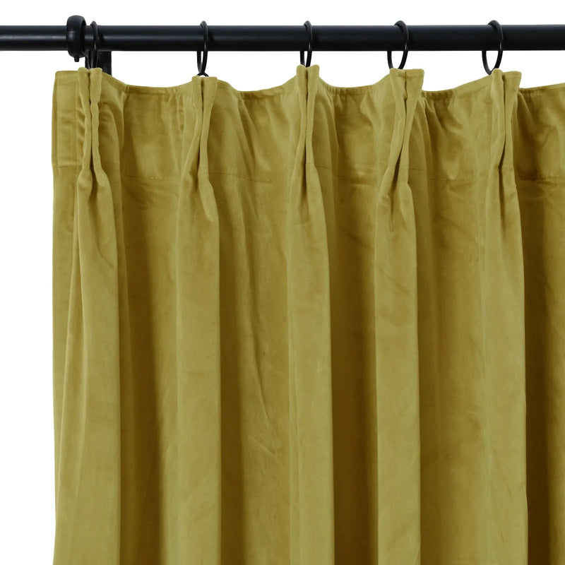 Birkin Velvet Pleated Curtains