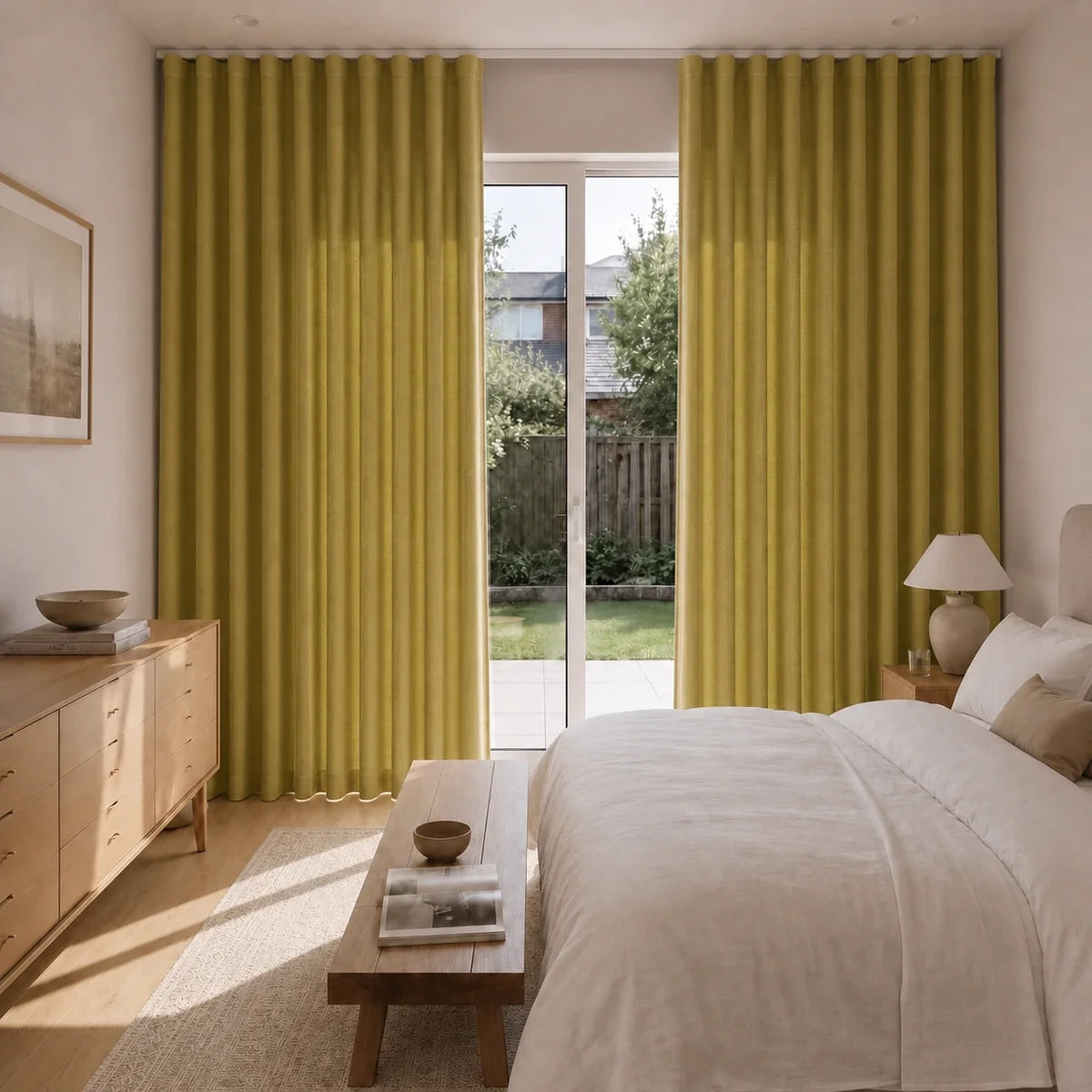 Birkin Velvet S-fold Curtains with Belt Hook - Lora Track