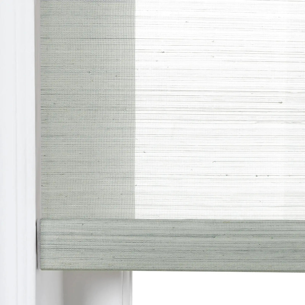 Rae Natural Jute Woven Wood Roller Blinds Cordless