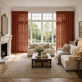 Liz Linen S-fold Curtain with Belt Hook - Lora Track