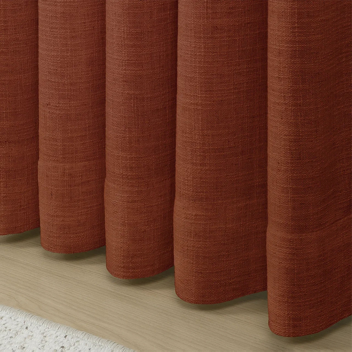 Liz Linen Pleated Curtains