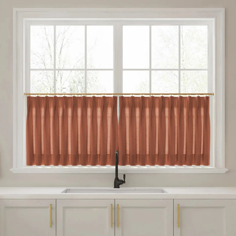 Liz Linen Cafe Curtains