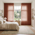 Liz Linen S-fold Curtain with Belt Hook - Leo Track